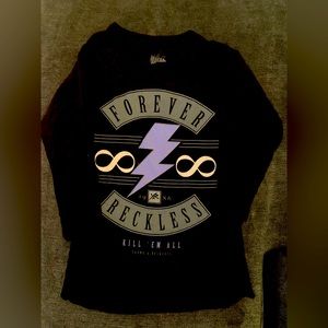 Young and reckless women’s baseball T